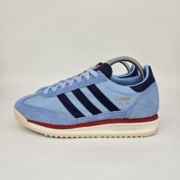 New adidas SL 72 RS 'Light Blue Better Scarlet' Men's Shoes Size 8.5 - Picture 1 of 8